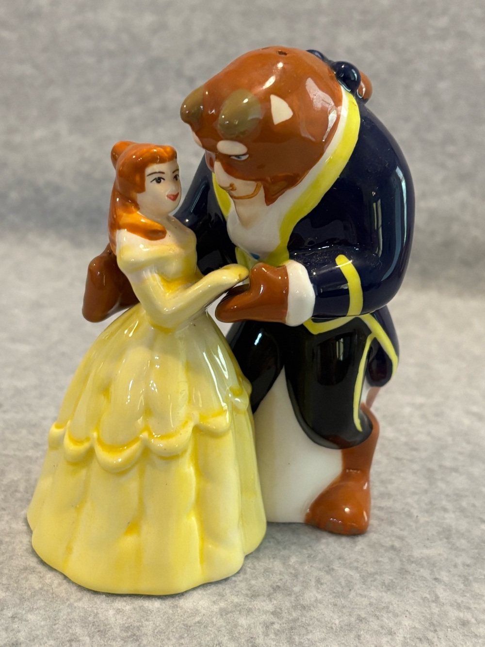 Disney Beauty & The Beast Belle Beast Magnetic Salt And Pepper Shaker Set